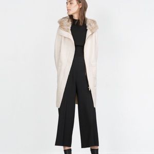 Zara fur Knit Coat